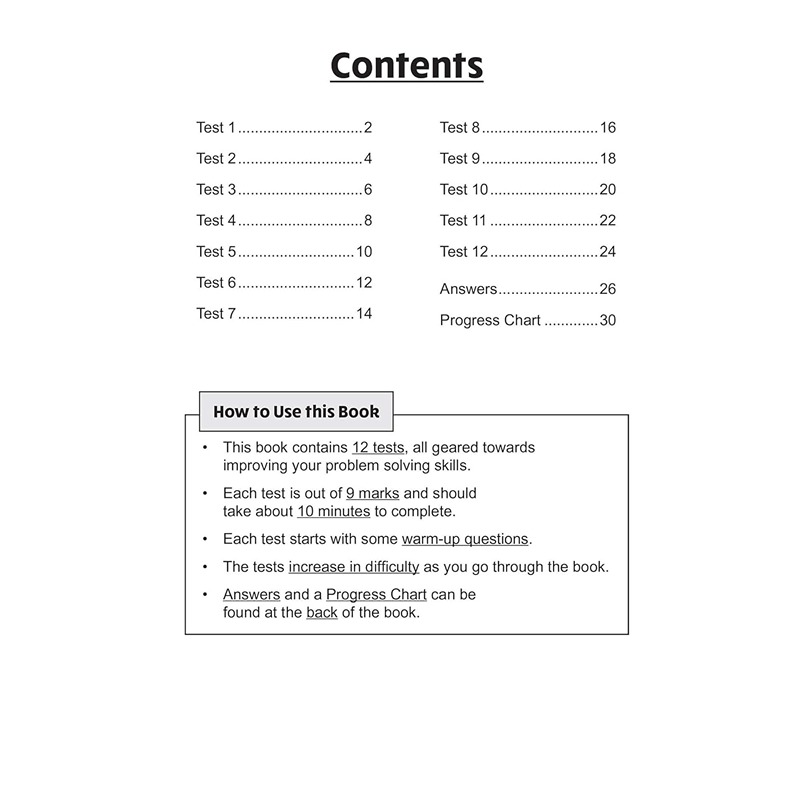 KS2 Maths 10-Minute Tests: Problem Solving Year 3