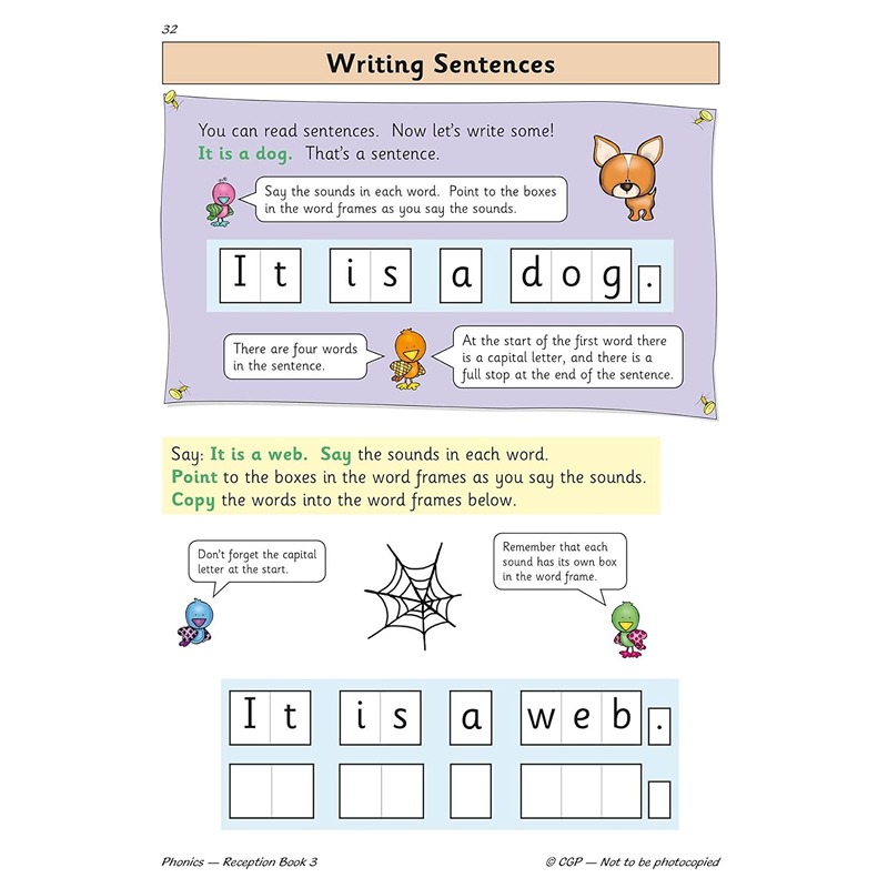 Reception English Phonics: English Targeted Practice Book 3