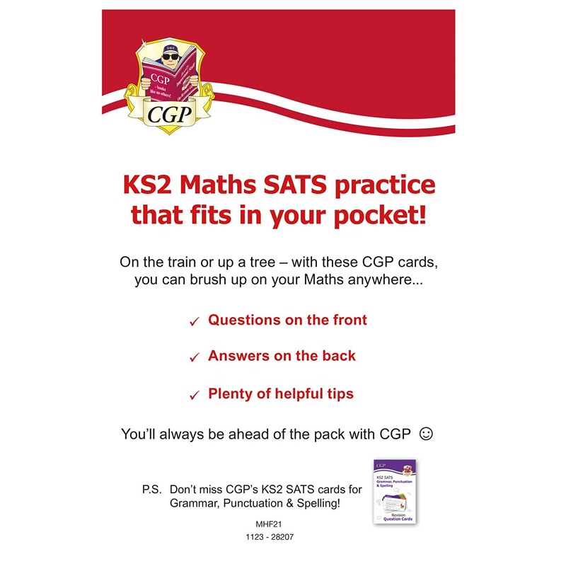 KS2 Maths SATS Revision Question Cards