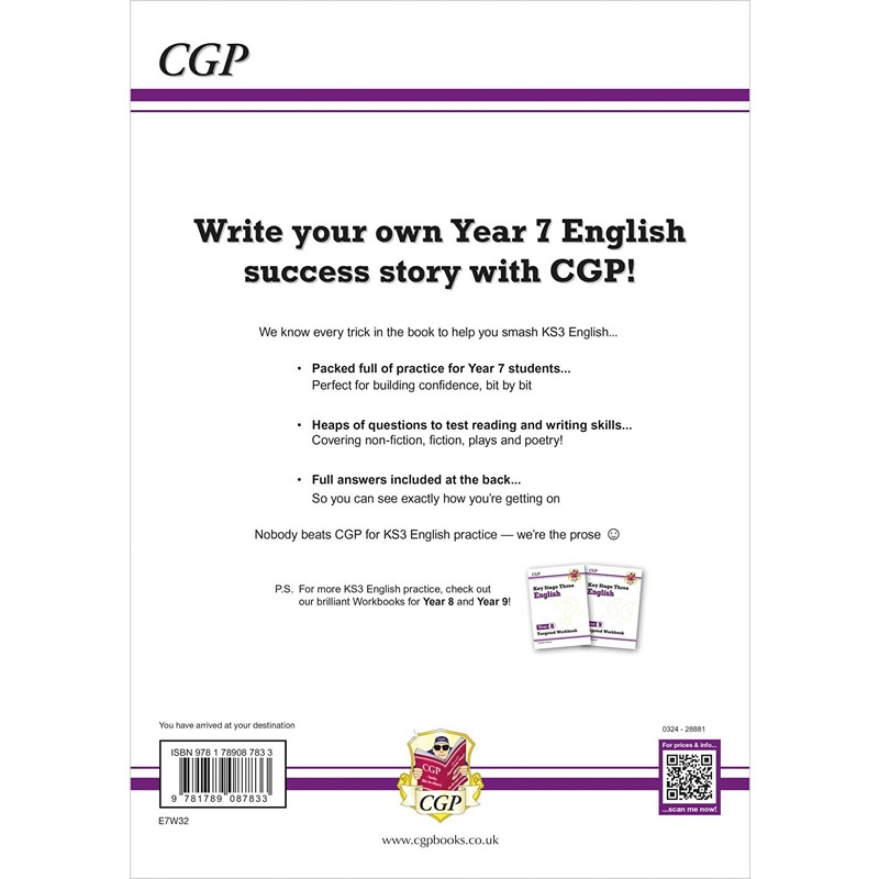 KS3 English Year 7 Targeted Workbook With Answers