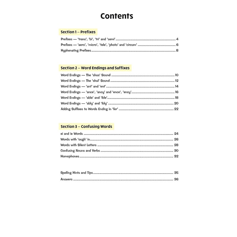 KS2 English Year 6 Spelling Targeted Question Book With Answers