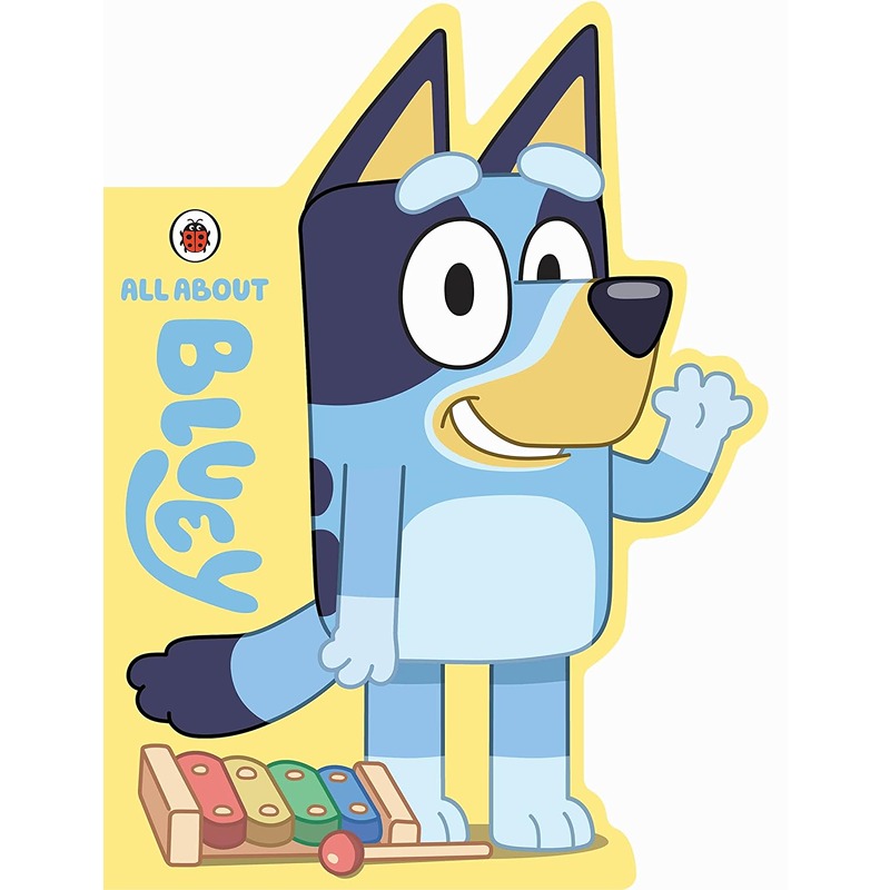 All About Bluey: A Bluey-Shaped Board Book