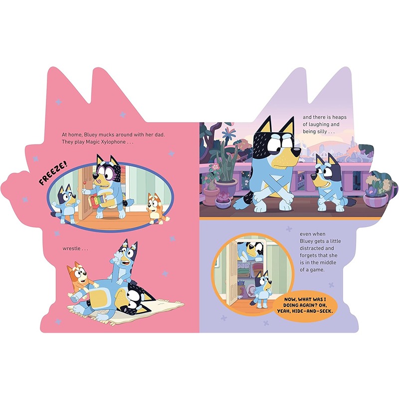 All About Bluey: A Bluey-Shaped Board Book