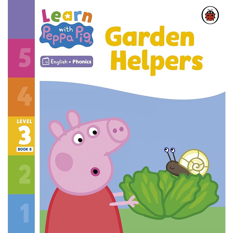 Learn With Peppa Pig: Garden Helpers Level 3 Book 8 Phonics Reader