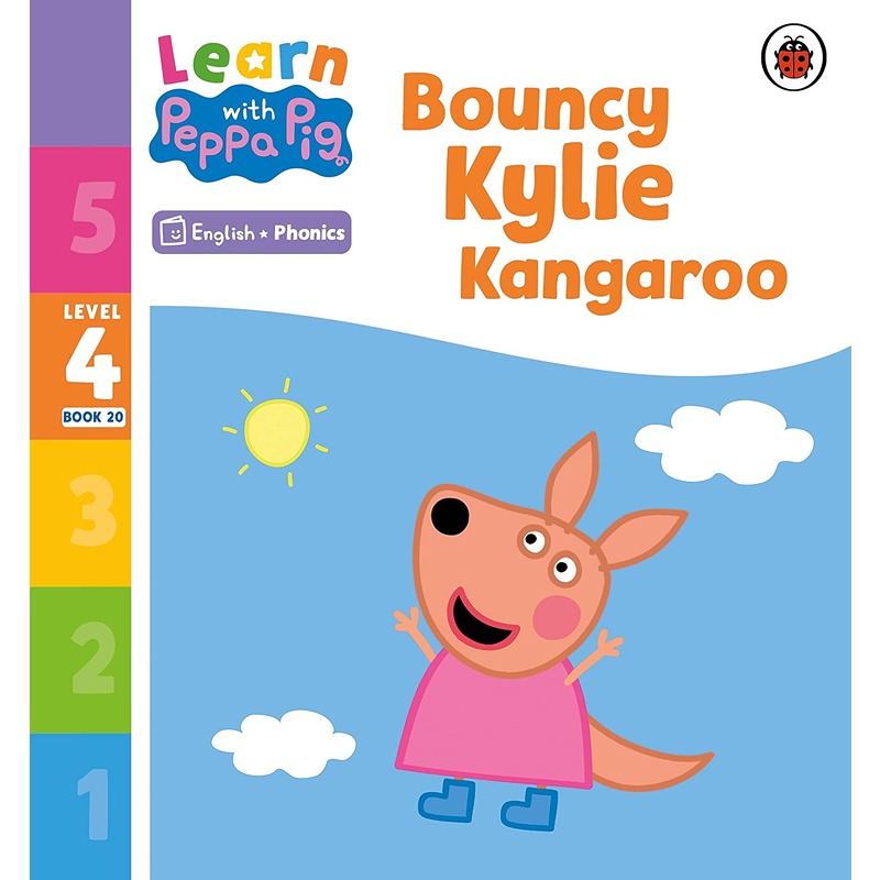 Learn With Peppa Pig Level 4 Book 20: Bouncy Kylie Kangaroo Phonics Reader