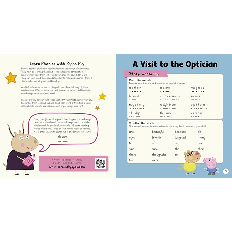Learn With Peppa Pig Level 5 Book 11: A Visit To The Optician Phonics Reader