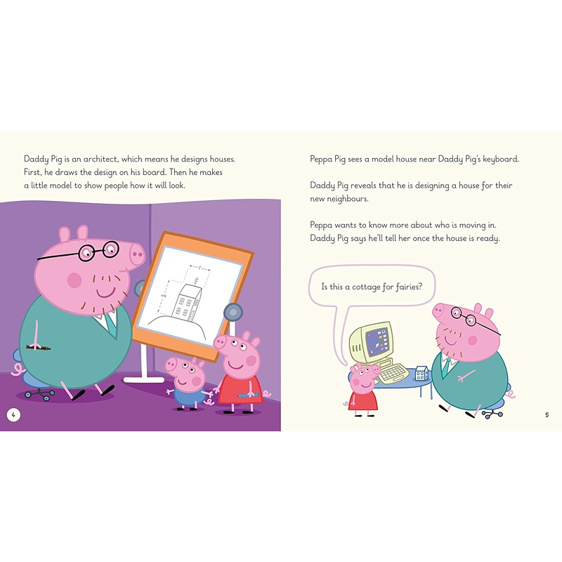 Learn With Peppa Pig Level 5 Book 14: Who's Moving In? Phonics Reader