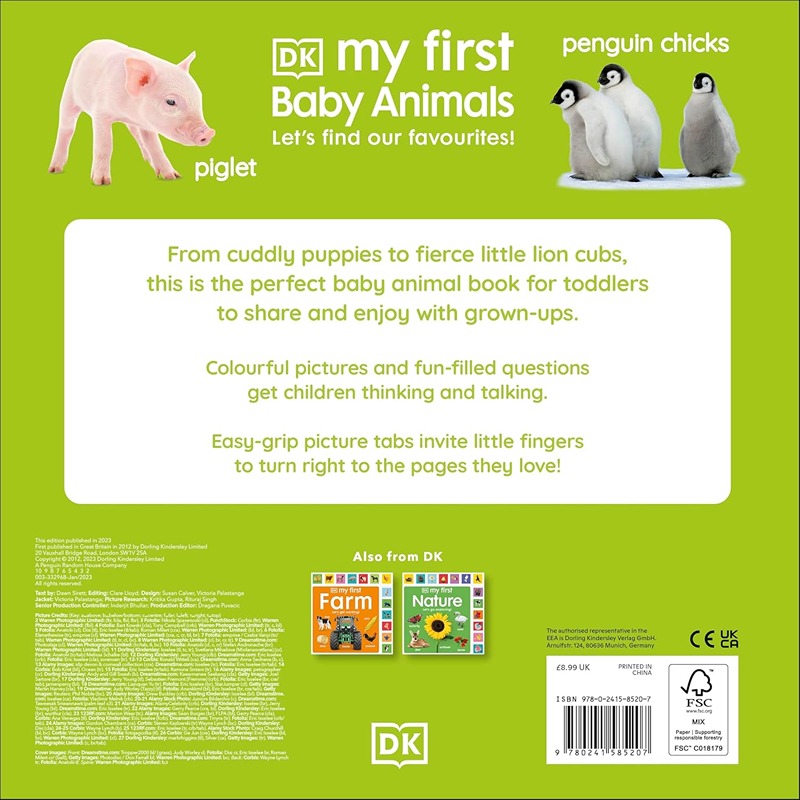 My First Baby Animals: Let's Find Our Favourites!