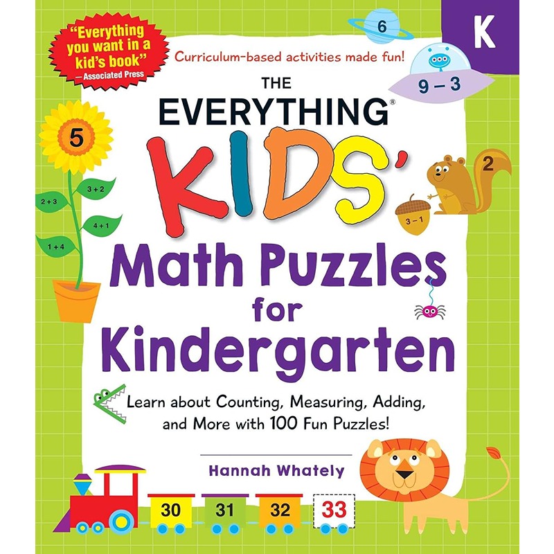 The Everything Kids Math Puzzles For Kindergarten