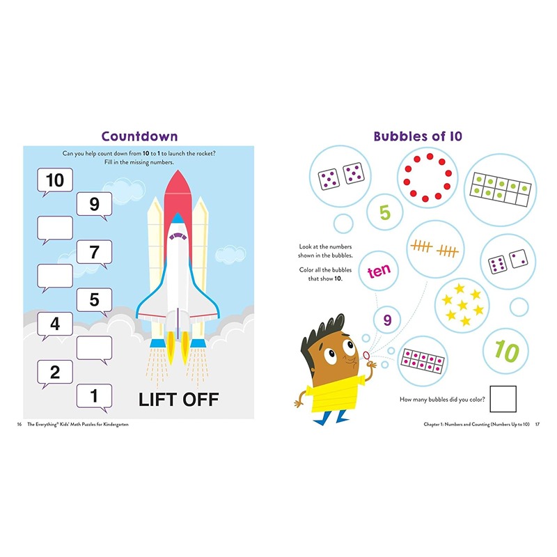 The Everything Kids Math Puzzles For Kindergarten