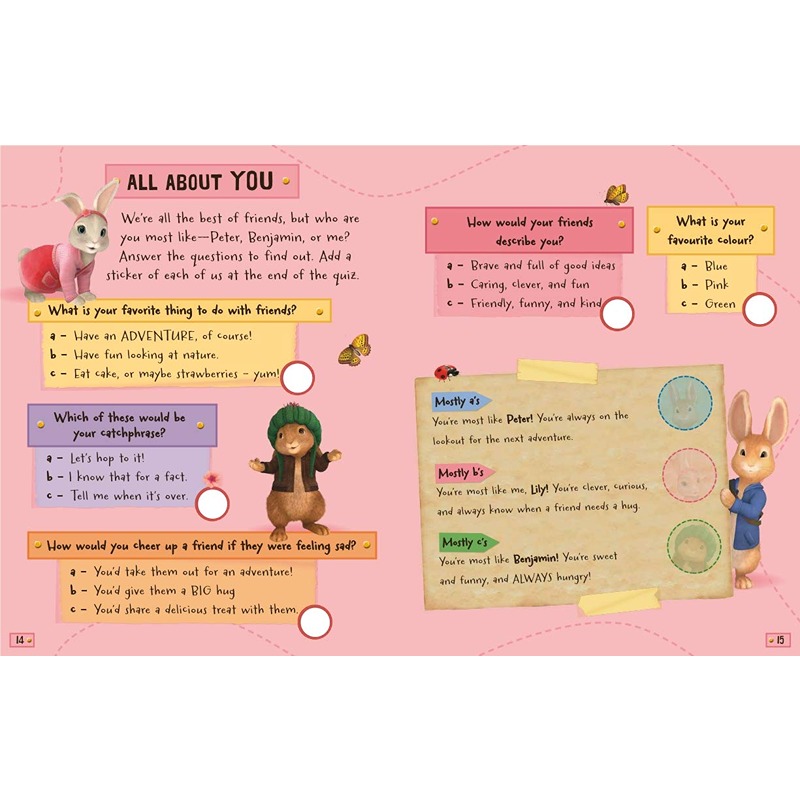Peter Rabbit Animation: Best Friends Sticker Book