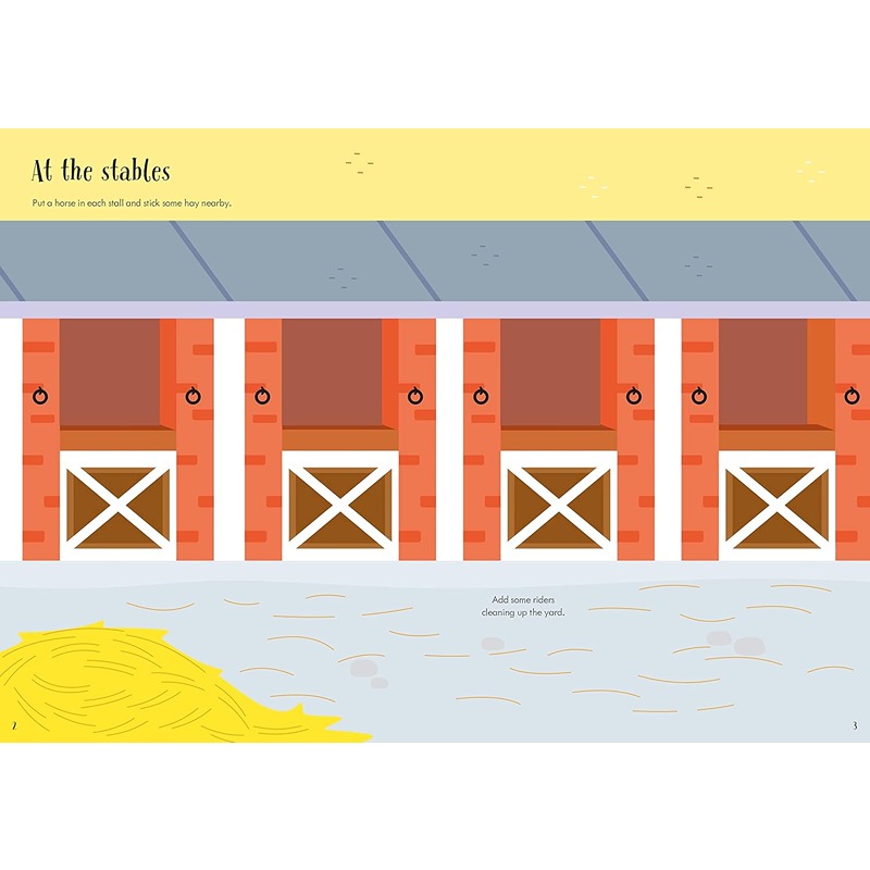 Little First Stickers Horses And Ponies Book
