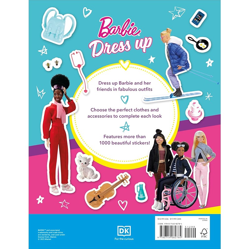 Barbie Dress-Up Ultimate Sticker Collection Book
