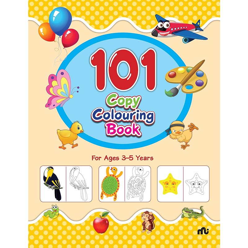 101 Copy Colouring Book