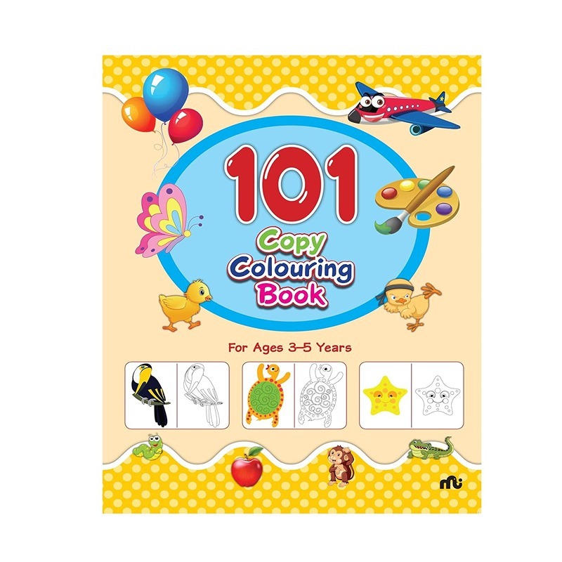 101 Copy Colouring Book