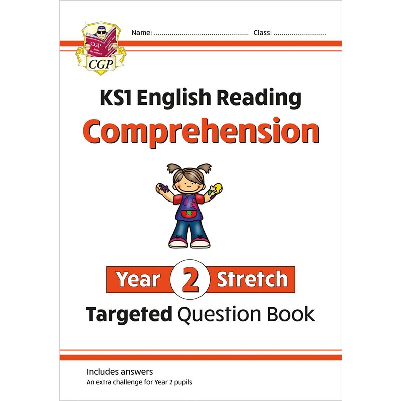 KS1 English Year 2 Stretch Reading Comprehension Targeted Question Book With Answers