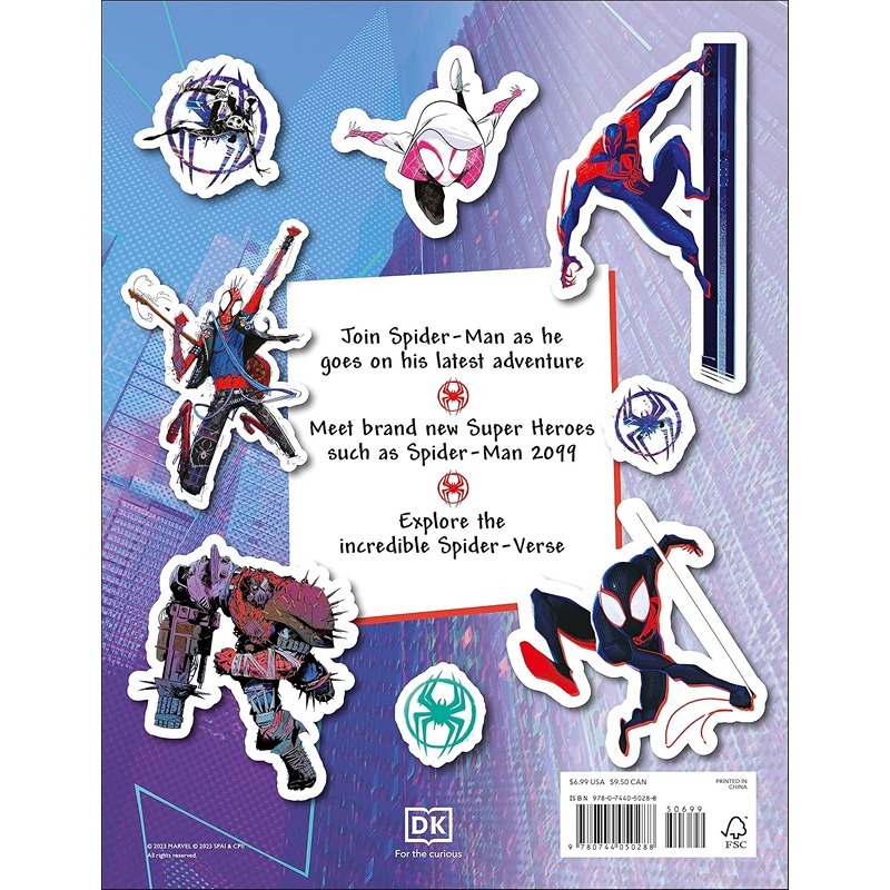 Marvel Spiderman Across The Spider-Verse Ultimate Sticker Book