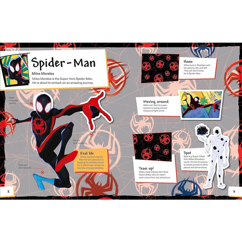 Marvel Spiderman Across The Spider-Verse Ultimate Sticker Book