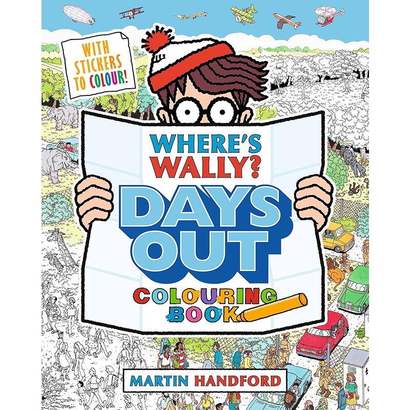 Where's Wally? Days Out Colouring Book