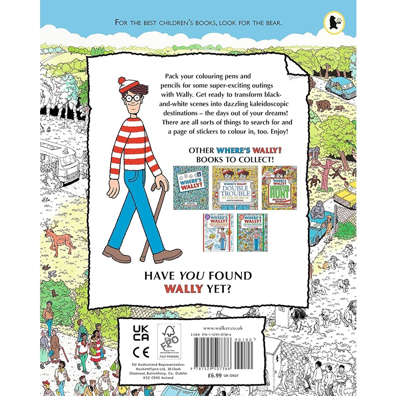 Where's Wally? Days Out Colouring Book