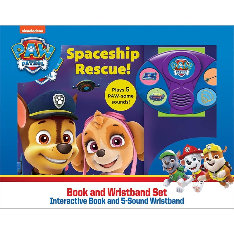 Nickelodeon Paw Patrol: Book & Wristband Sound Book Set