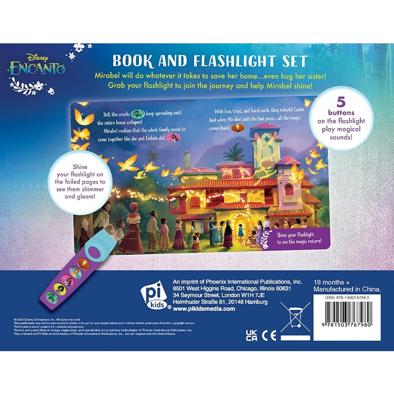 Disney Encanto Time To Shine 5 Sound Flashlight