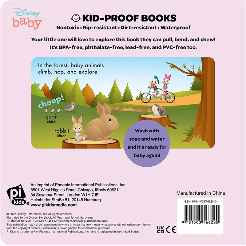Disney Baby - Baby Animals Kid-Proof Books