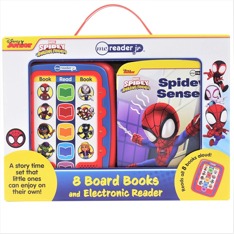 Marvel Spidey: Me Reader Jr 8 Board Books & Electronic Reader Sound Book