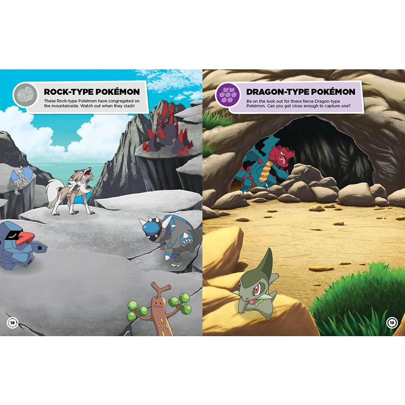 Pokemon Ultimate Types Sticker Scene