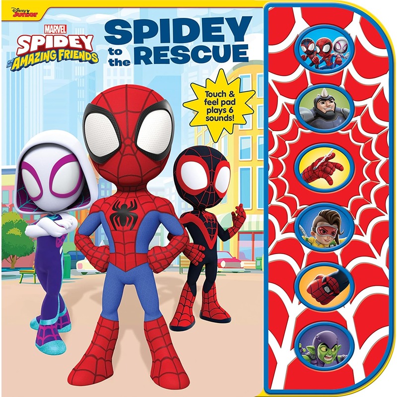Spidey To The Rescue Textured Sound Book