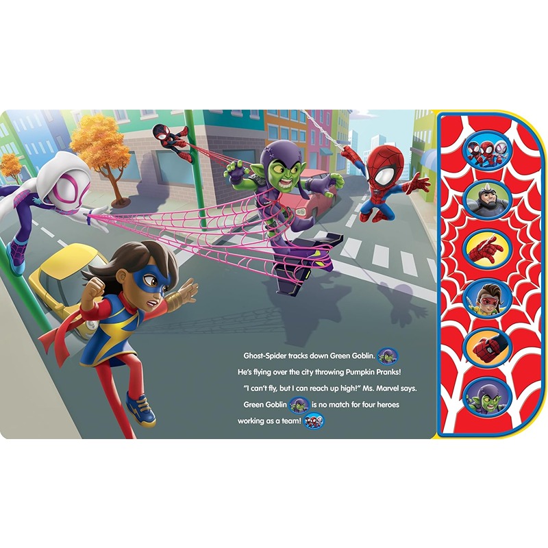 Spidey To The Rescue Textured Sound Book