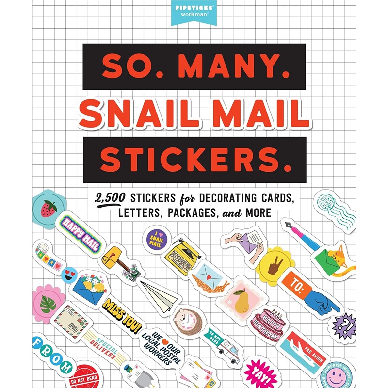 So. Many. Snail Mail Stickers Book