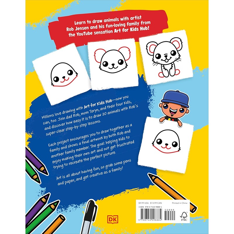 Draw with Art For Kids Hub Animals