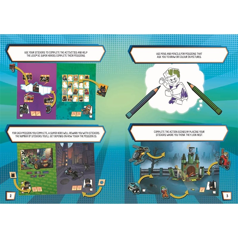 Lego Dc Super Heroes: 800 Stickers