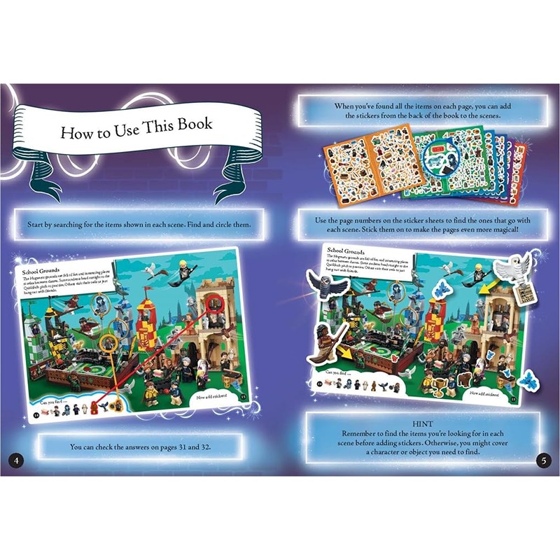 Lego Harry Potter: Search & Find Sticker Activity Book
