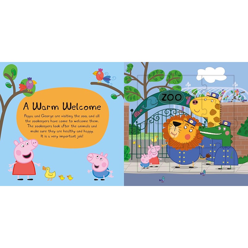 Peppa Pig: Fun At The Zoo Jigsaw Puzzle Book