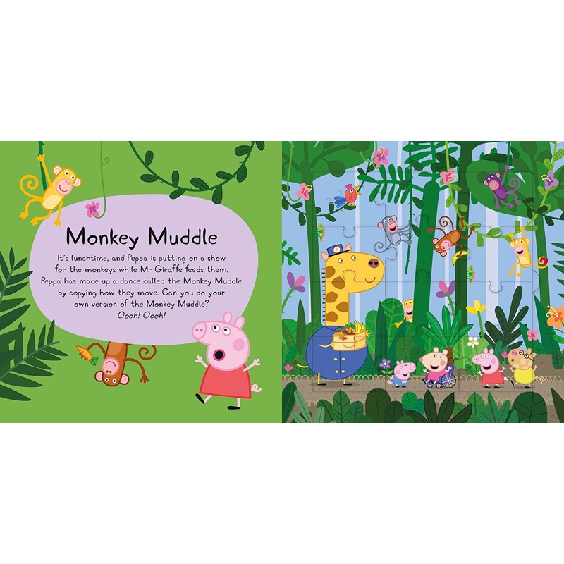 Peppa Pig: Fun At The Zoo Jigsaw Puzzle Book