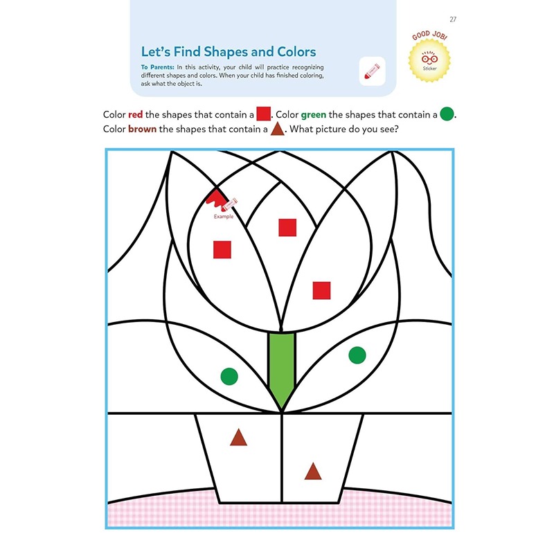 Play Smart Early Learning Workbook With Stickers