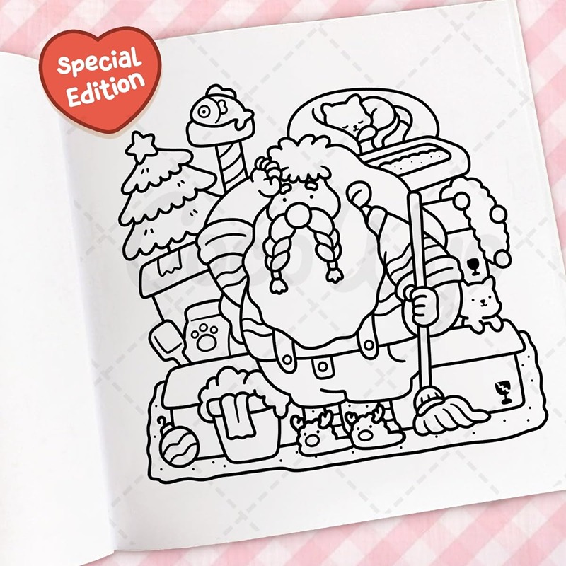 Cozy Christmas: Coloring Book