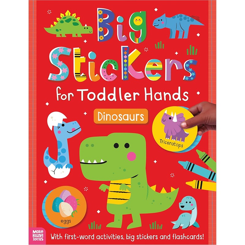 Big Stickers For Toddler Hands: Dinosaurs