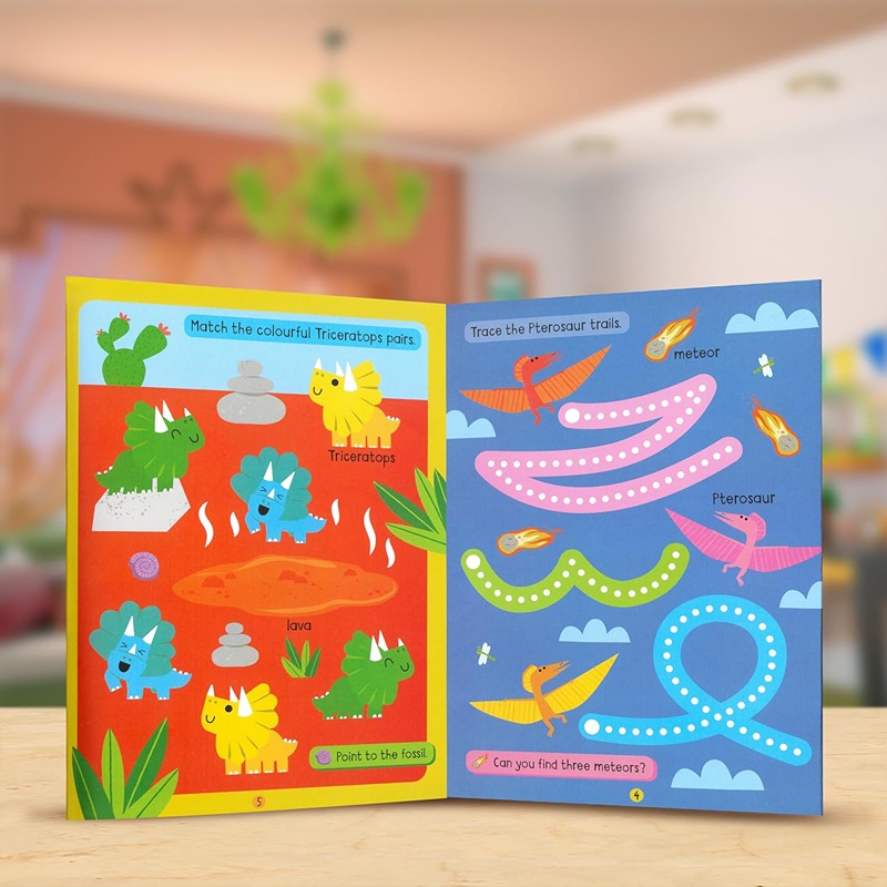 Big Stickers For Toddler Hands: Dinosaurs