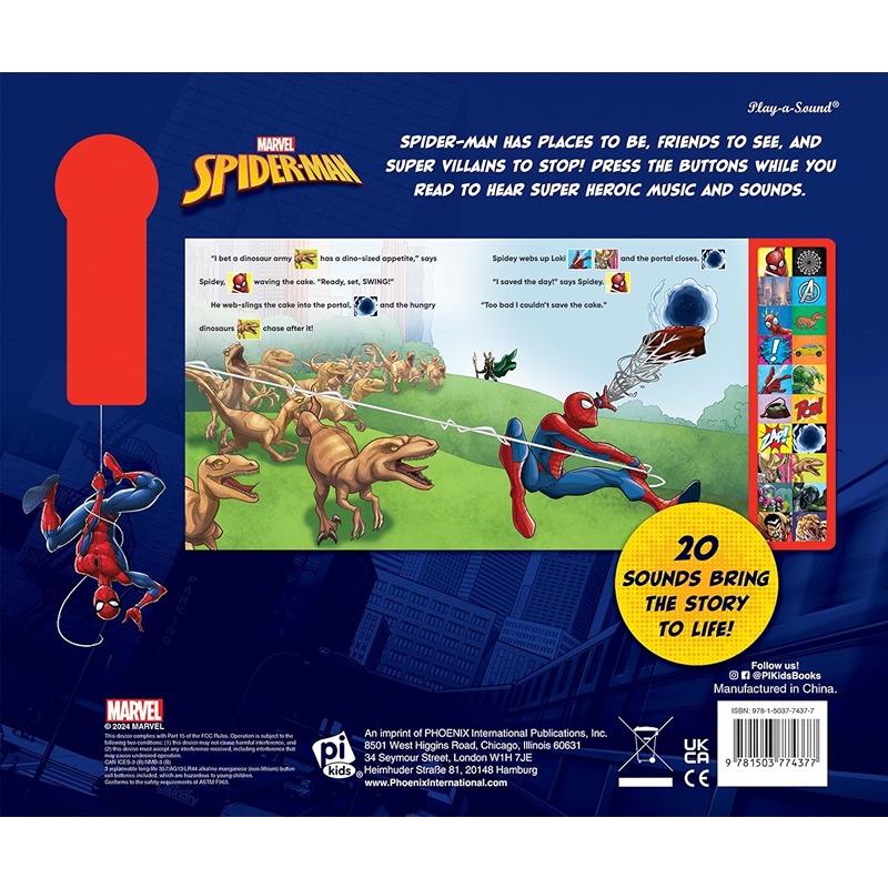 Marvel Spider-Man: Ready, Set, Swing! Sound Book