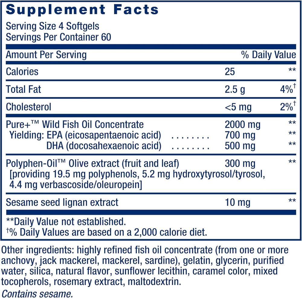 Life Extension - Super Omega-3 EPA-DHA Fish Oil - 240 Softgels