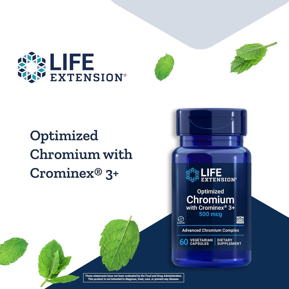 Life Extension - Optimized Chromium with Crominex - 60 Veg Caps