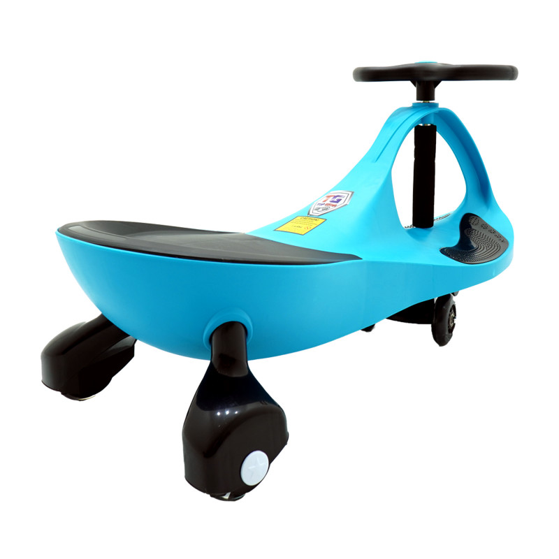 Amsham - Baby Swing Car For Kids With Led Wheels