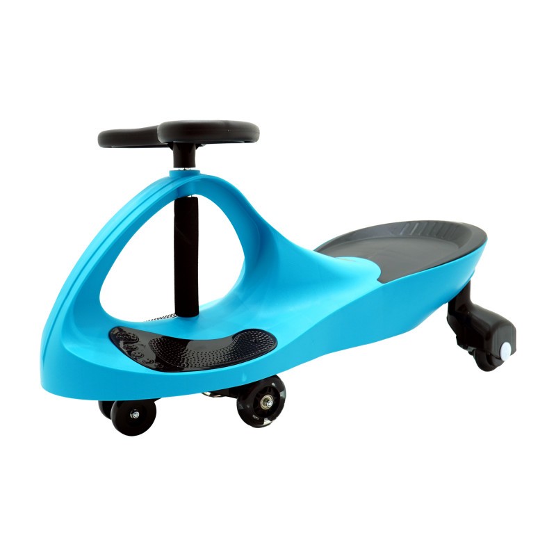 Amsham - Baby Swing Car For Kids With Led Wheels
