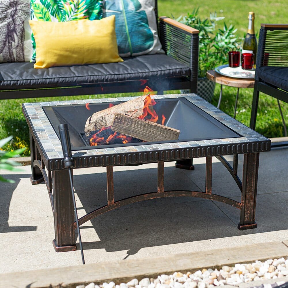 La Hacienda - Delos Firepit - Black