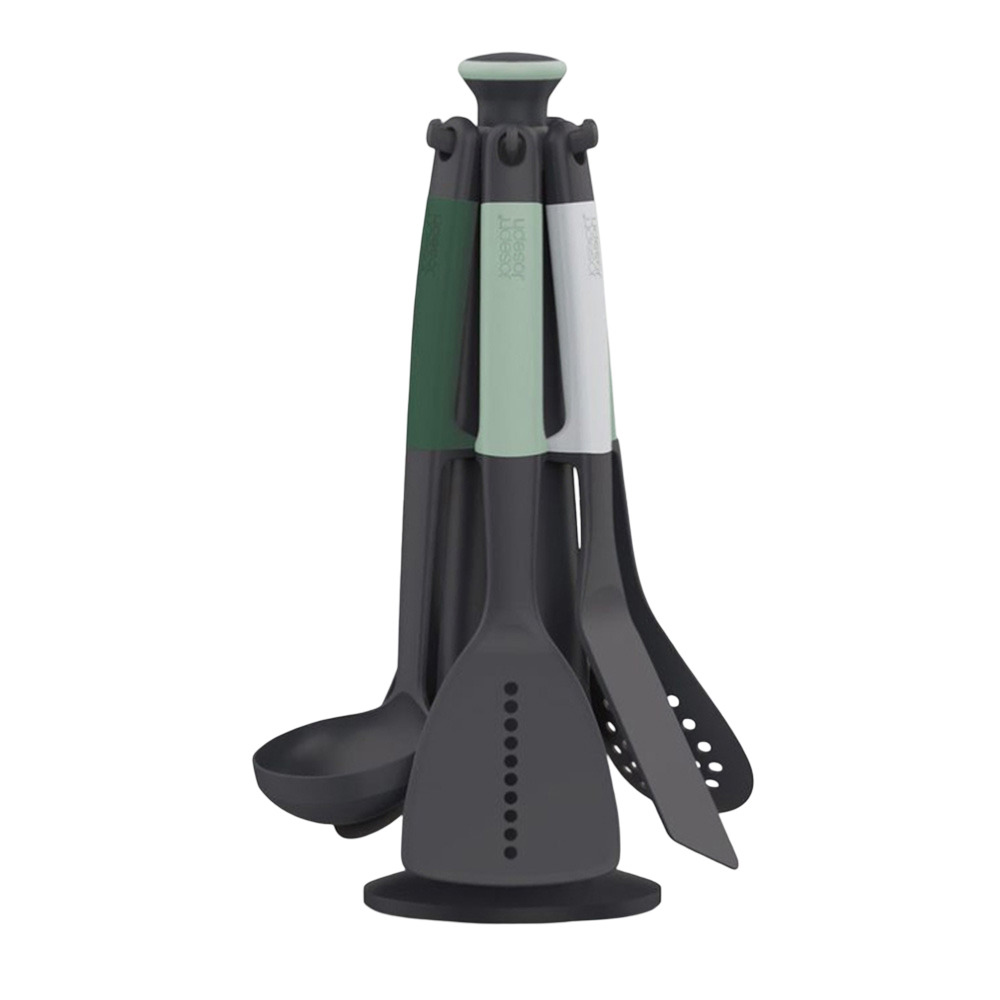 Joseph Joseph - Elevate Editions Utensils Carousel Set - Green - 7 Pcs