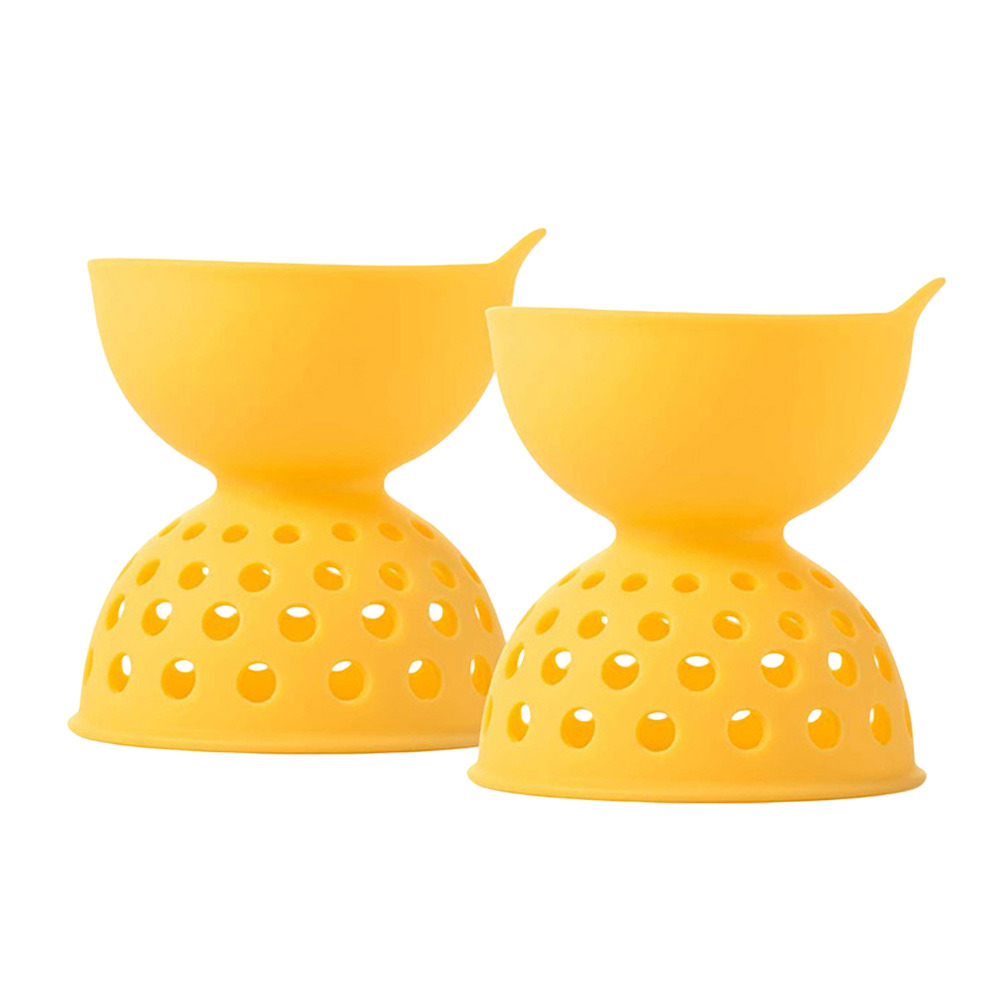 OXO - Good Grips Silicone Egg Poachers Set - Yellow - 2 Pcs