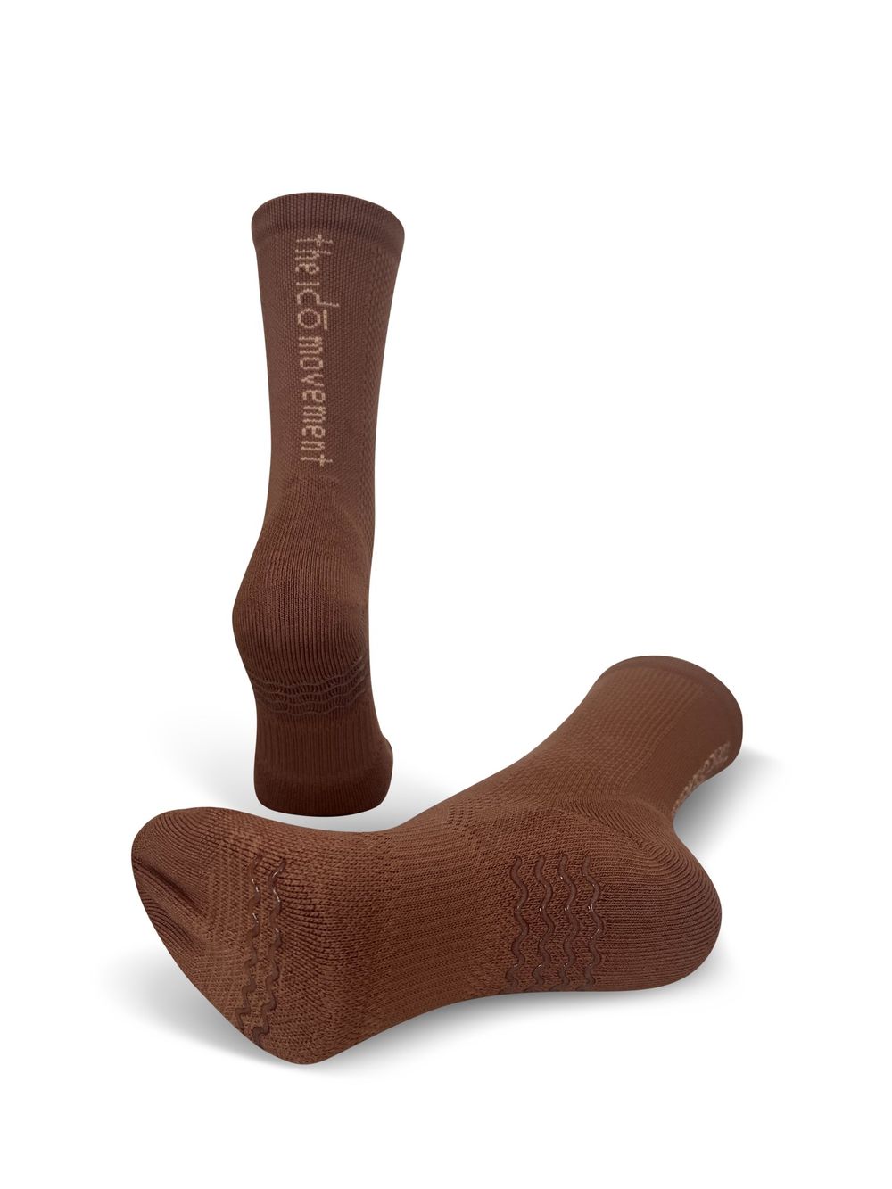 The Ido Movement Kids' Dance Grip Socks - Mocha